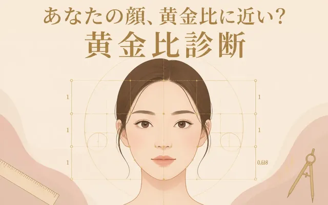 黄金比診断の画面