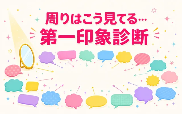 第一印象診断の画面