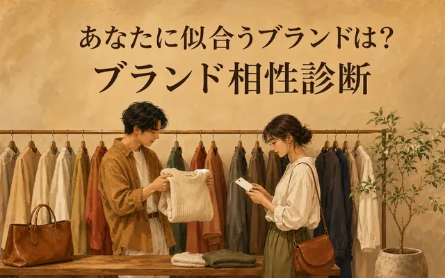 ブランド相性診断の画面