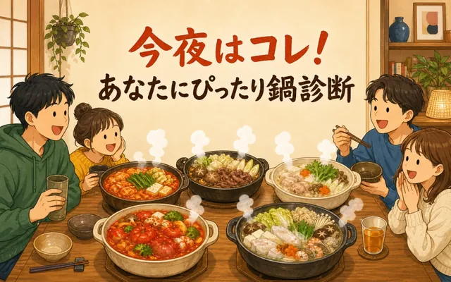 鍋診断の画面