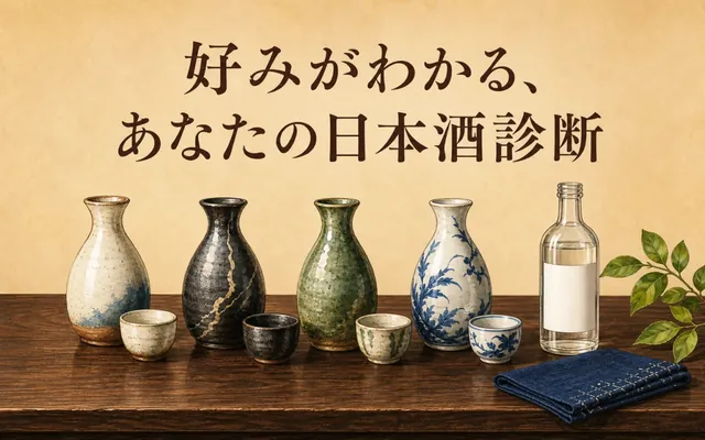 日本酒診断の画面