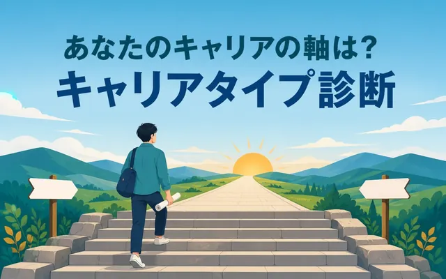 キャリアタイプ診断の画面