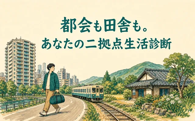 二拠点生活診断の画面