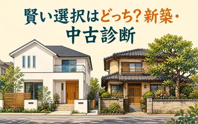 新築・中古診断の画面