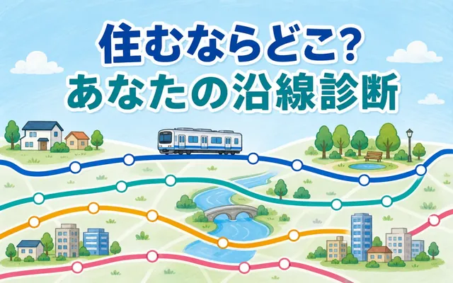 沿線診断の画面